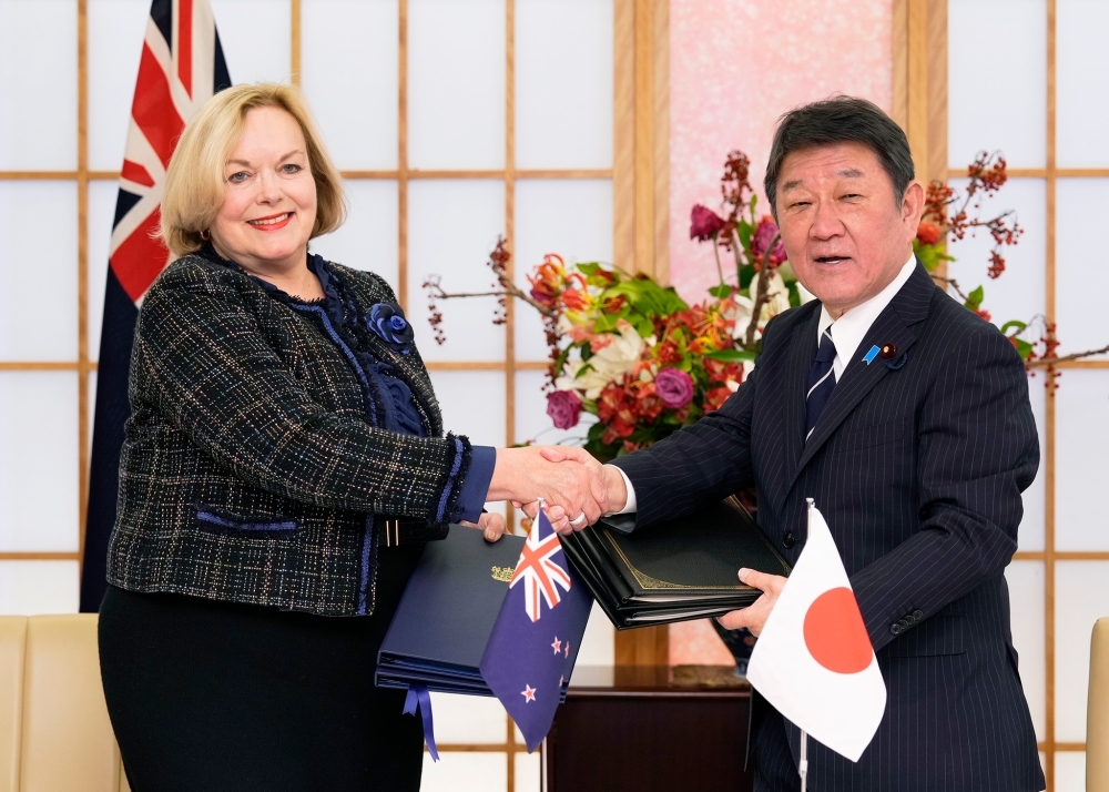 日NZ協定署名
